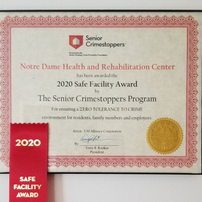 Notre Dame Rehab participates successfully in another year of Crime Stopping